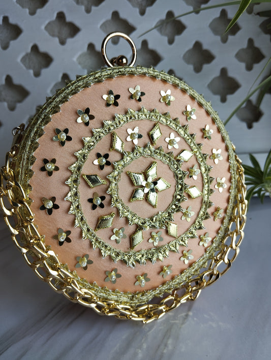Embroidered Clutch Bag