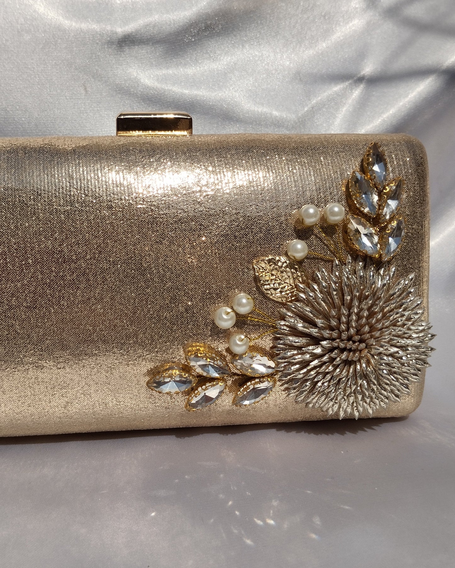 Gold Fancy clutch