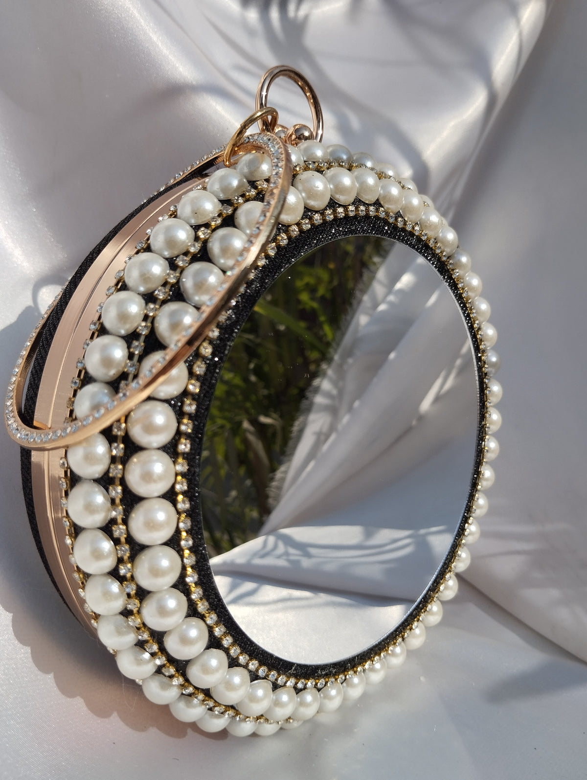 Party Clutch Black Gold