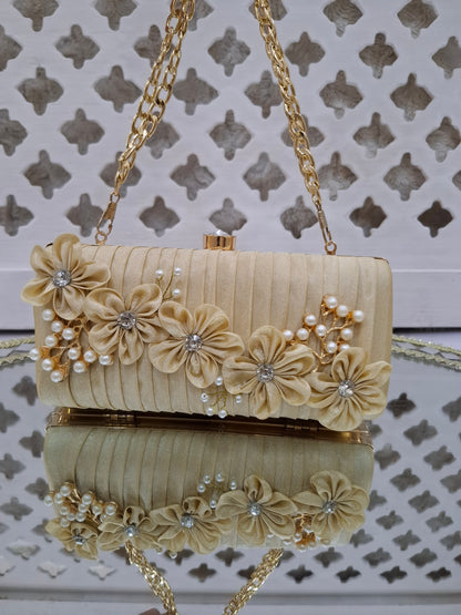 Fawn Floral Party clutch