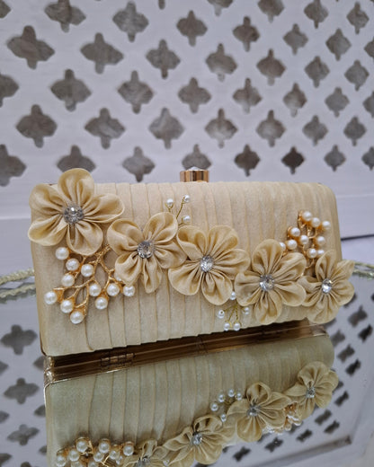 Fawn Floral Party clutch