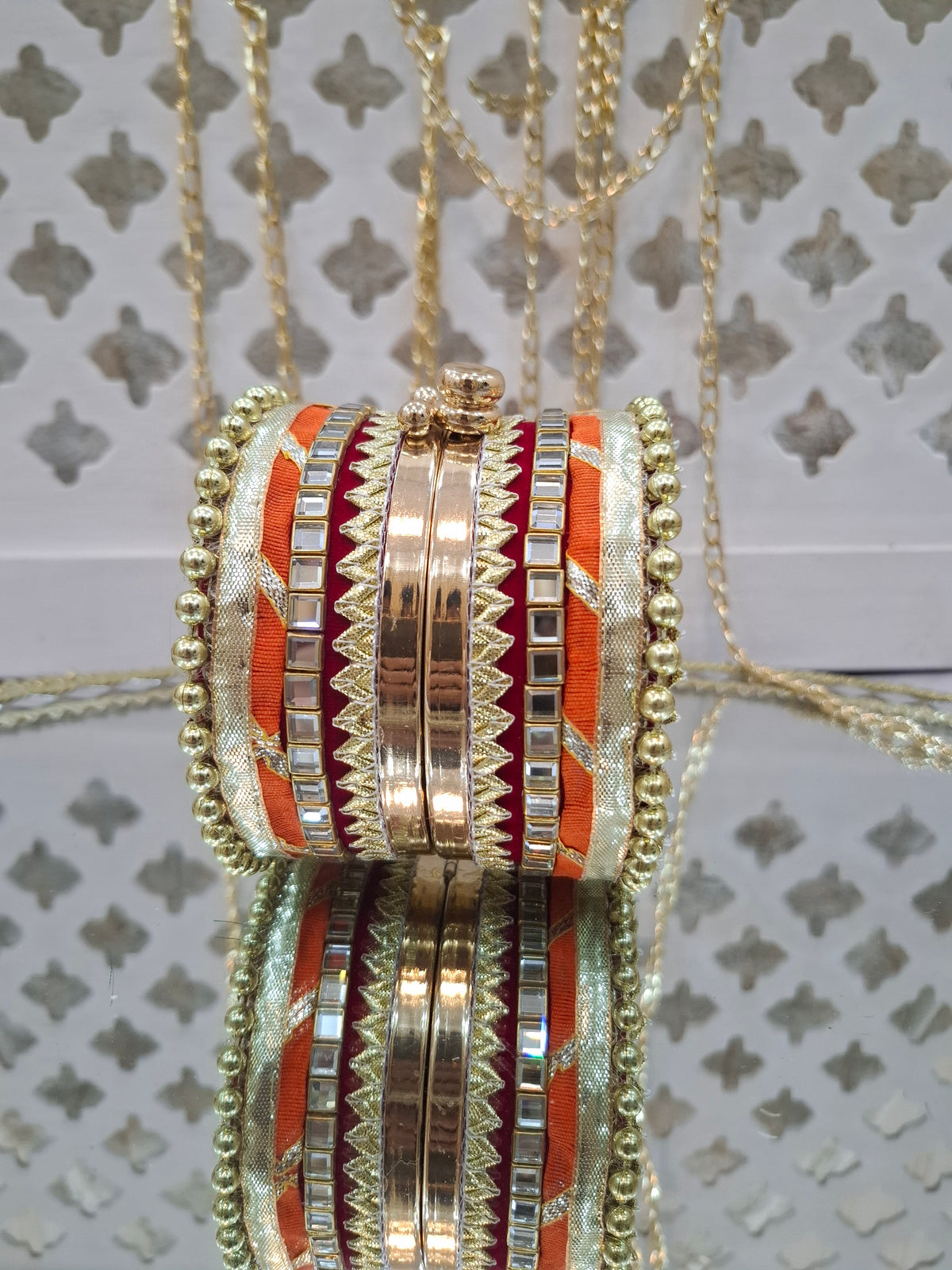 Dholak Clutch-Black