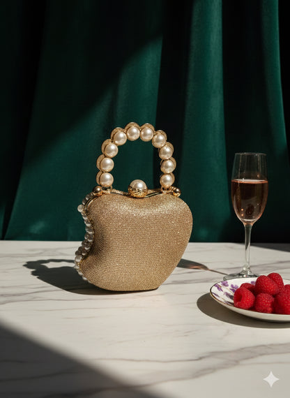 Pearly Apple Clutch