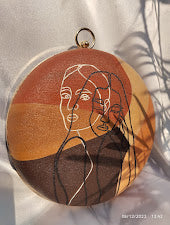 The LADY- Handpainted