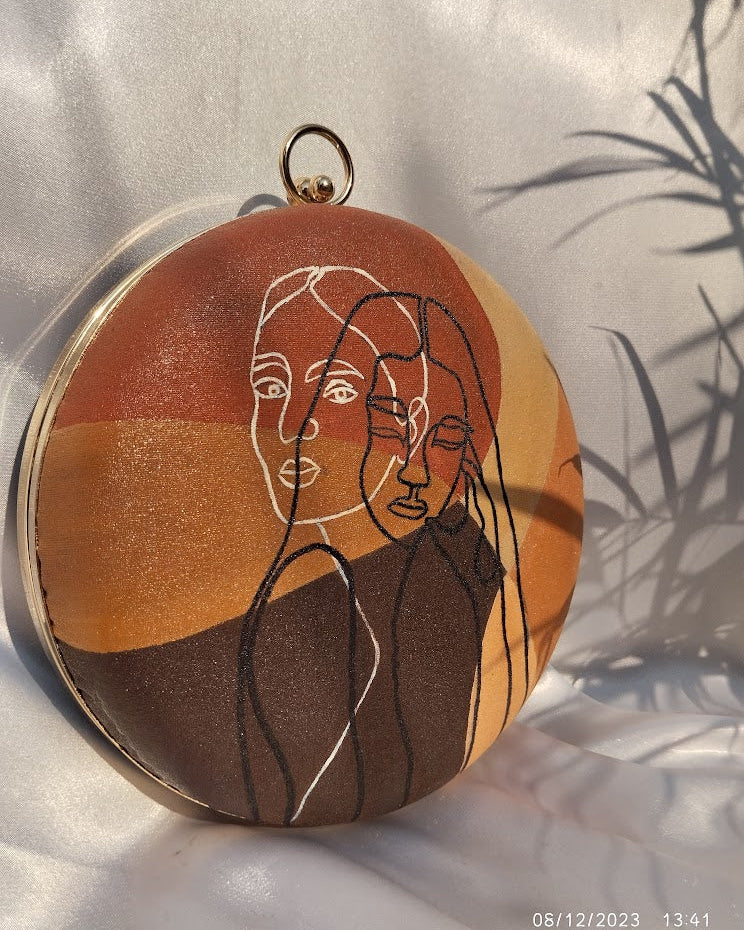 The LADY- Handpainted
