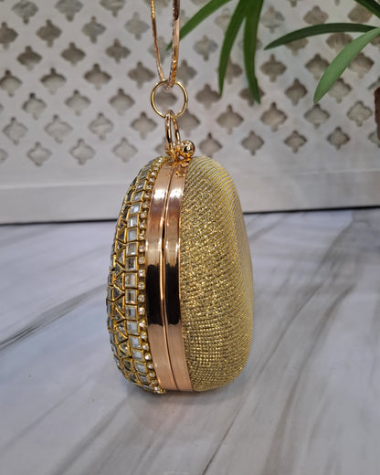 Basic Kundan party Clutch