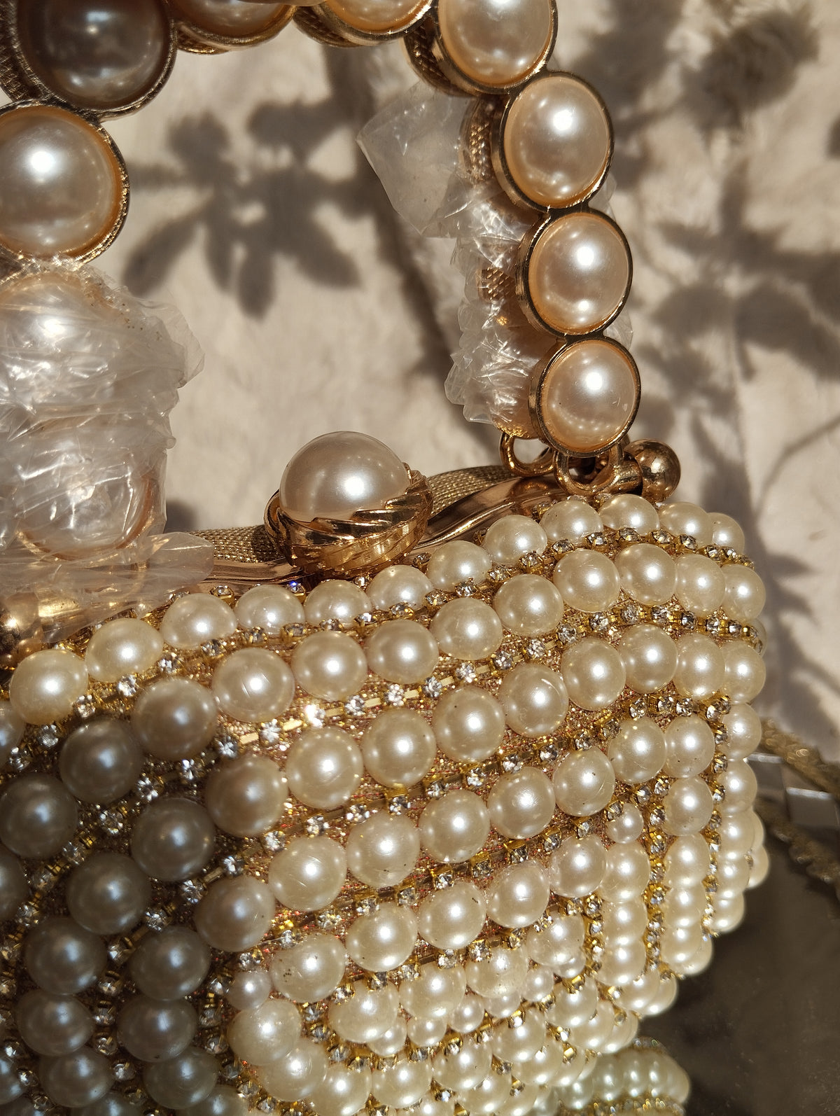 Pearly Apple Clutch
