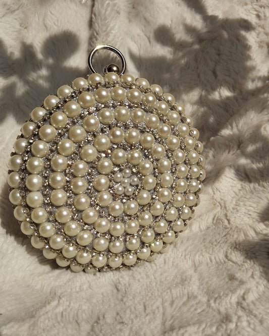 Silver Dust Party Clutch