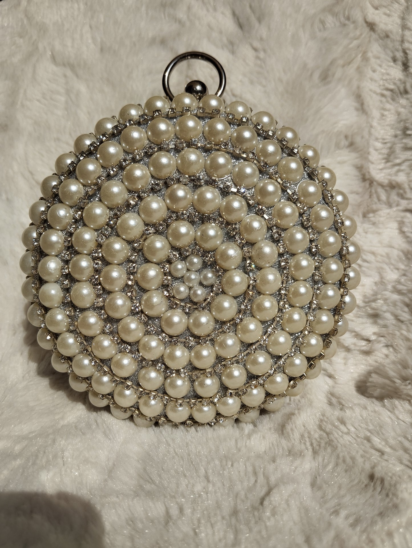 Silver Dust Party Clutch