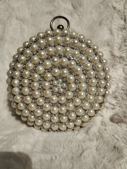 Silver Dust Party Clutch