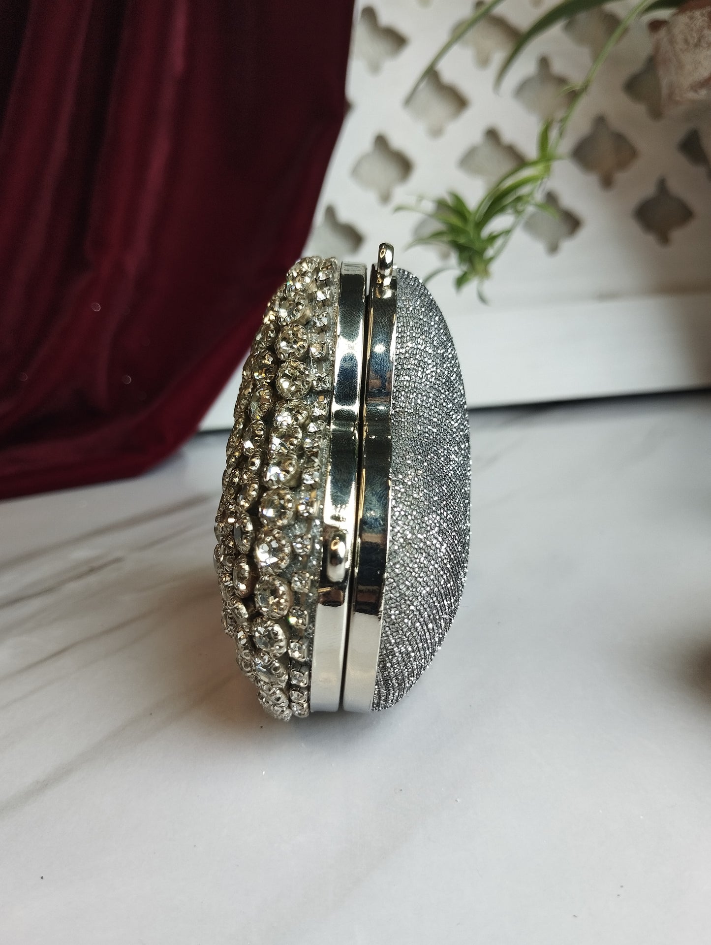 Mini Heart Clutch "Sparkle"