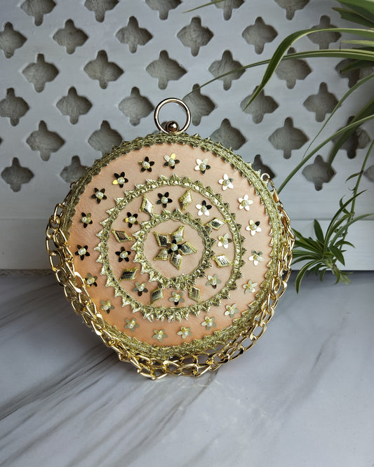 Embroidered Clutch Bag