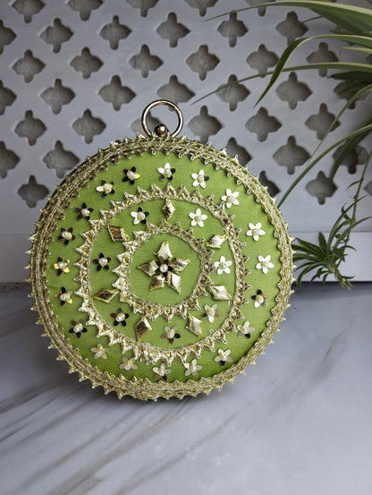 Embroidered Clutch Bag