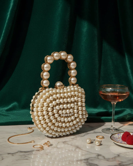 Pearly Apple Clutch