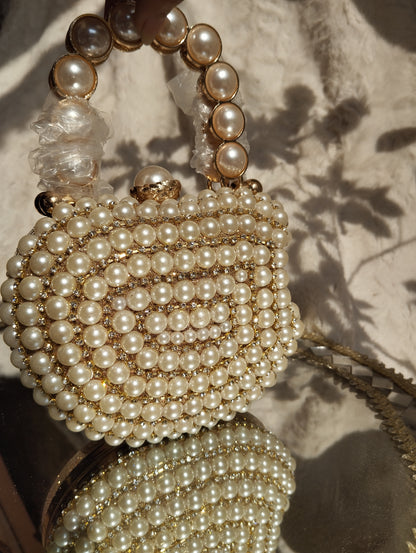 Pearly Apple Clutch