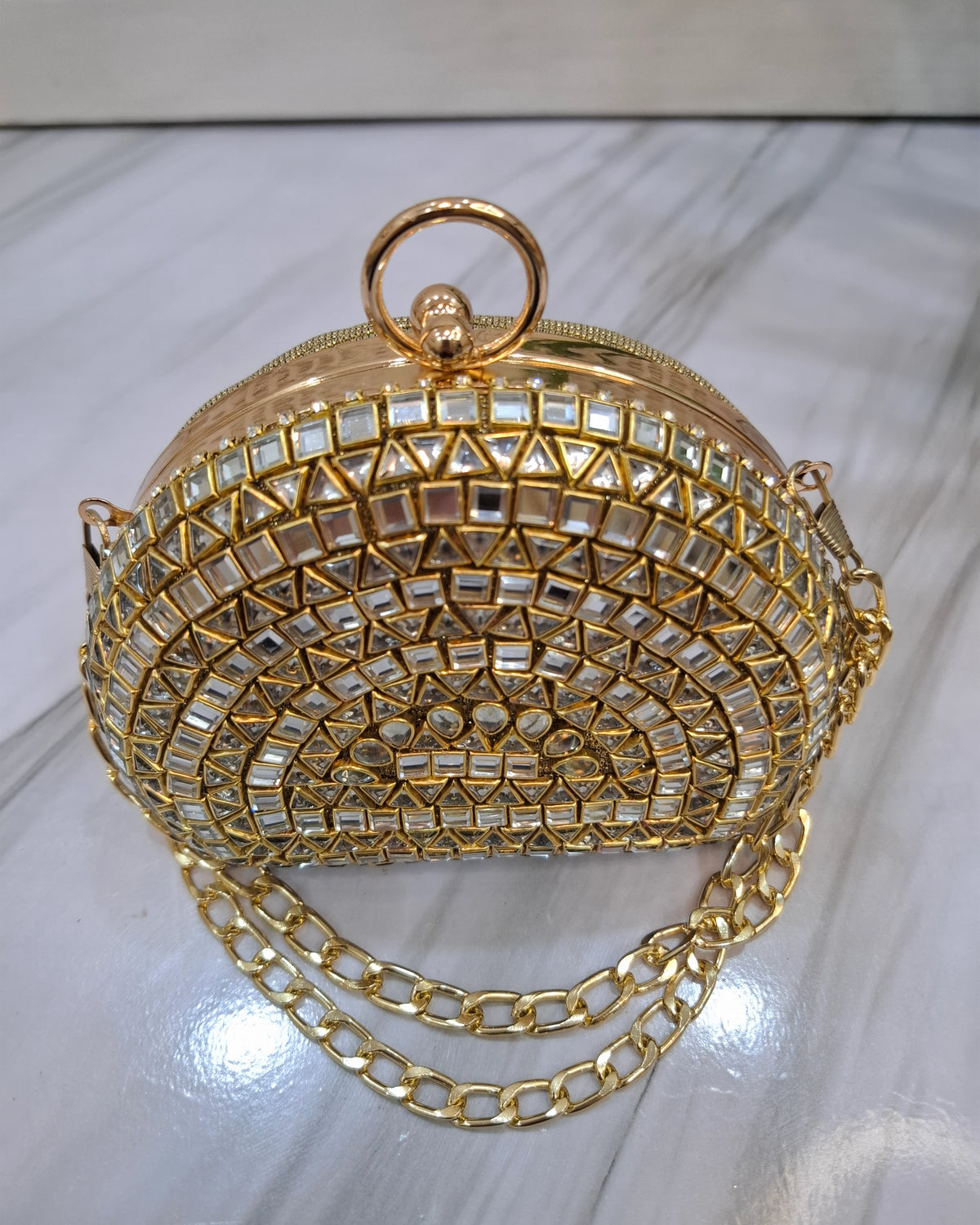 Basic Kundan Clutch-II