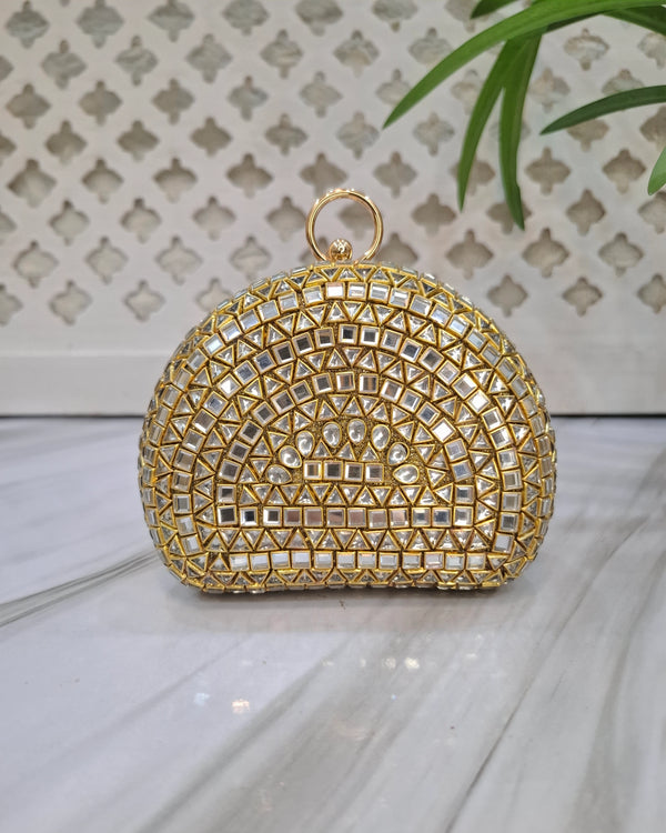 Basic Kundan Clutch-II