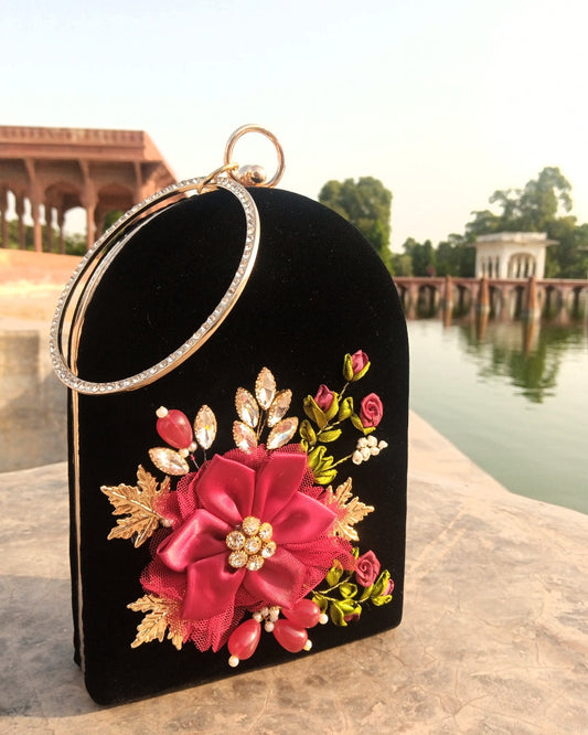 Luxury Black clutch