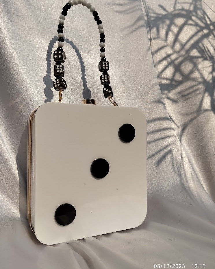 Acrylic Dice White