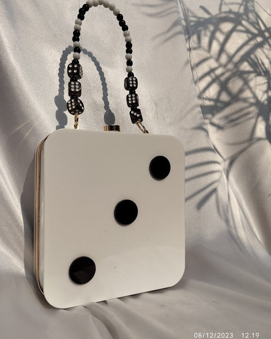 Acrylic Dice White