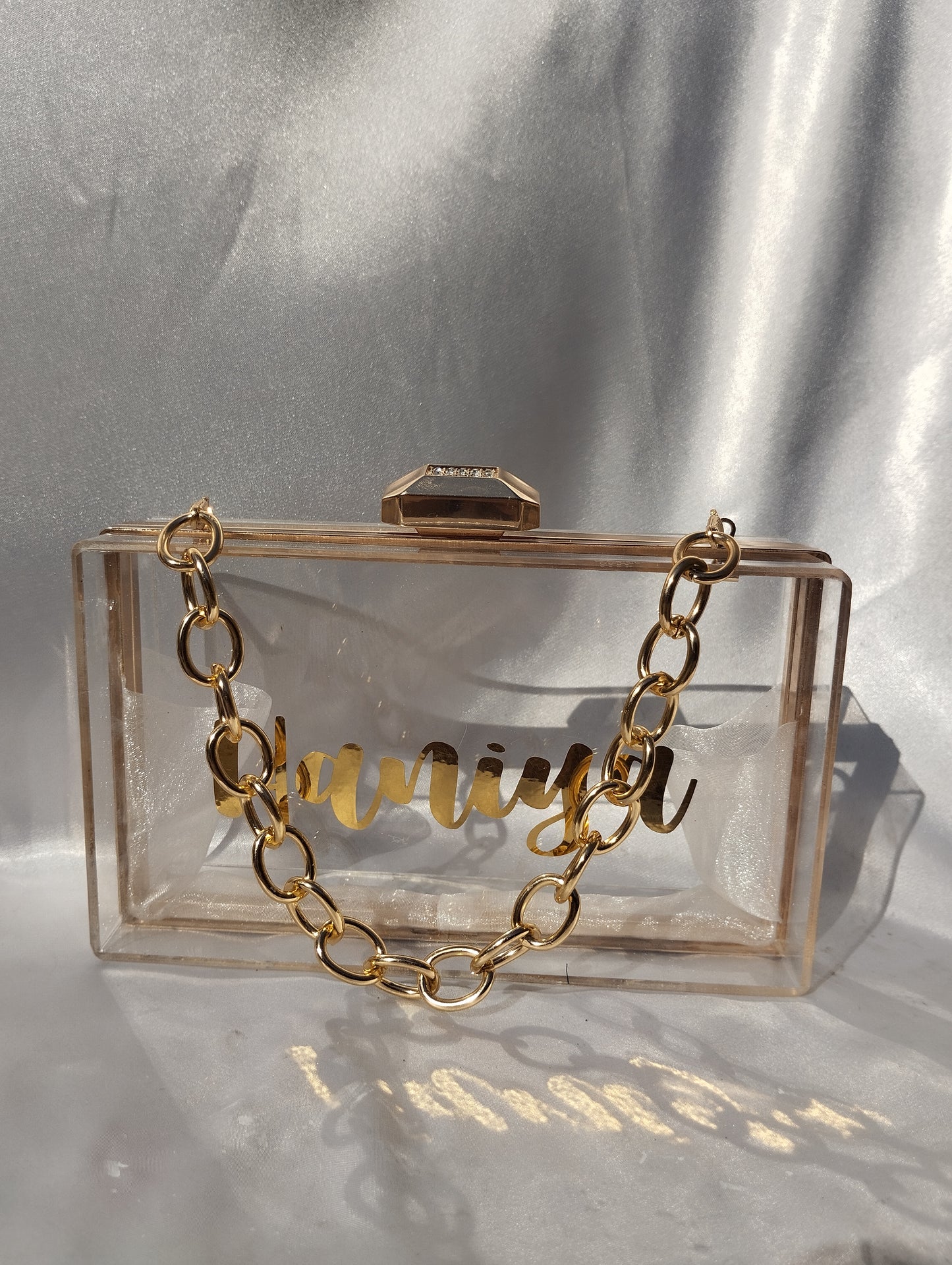 Transparent Acrylic Clutch
