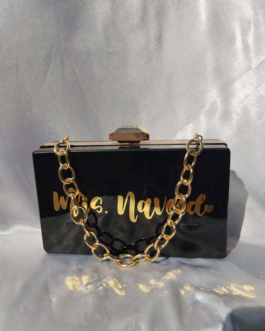 Customized Acrylic Clutch