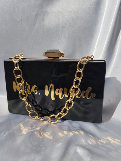 Customized Acrylic Clutch