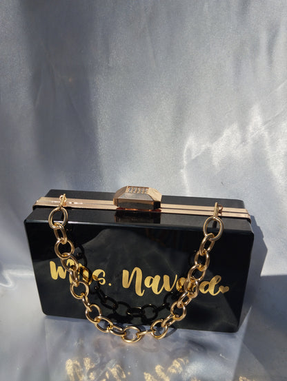 Customized Acrylic Clutch