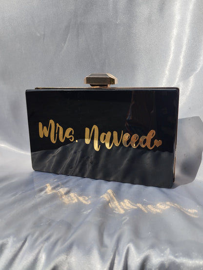 Customized Acrylic Clutch
