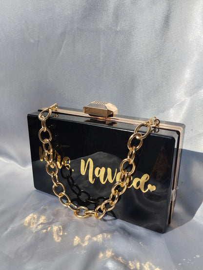 Customized Acrylic Clutch