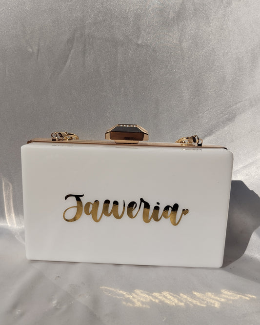 Personalized Acrylic Clutch