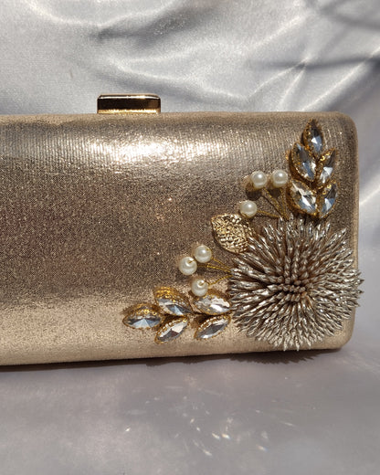 Gold Fancy clutch