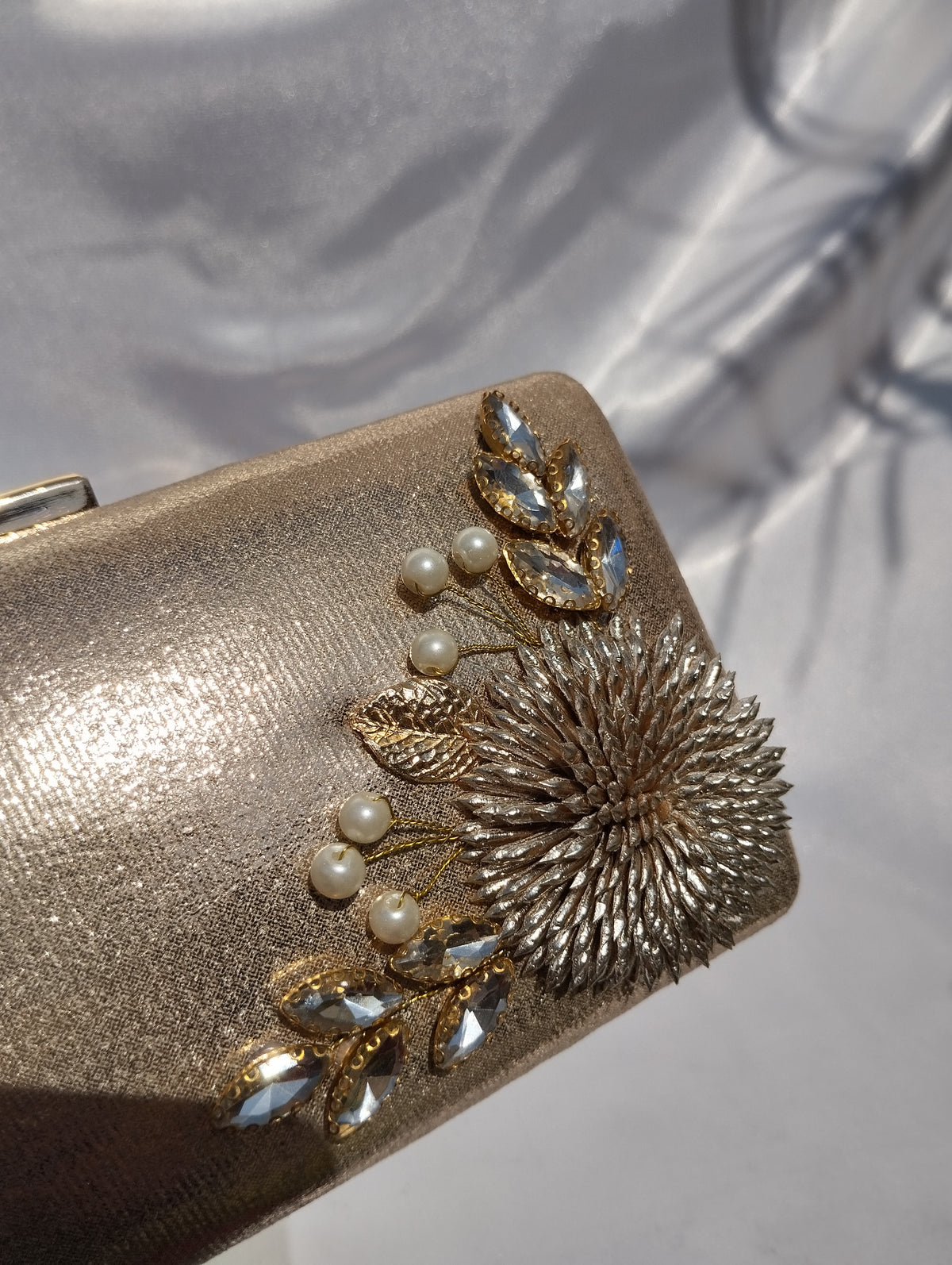 Gold Fancy clutch