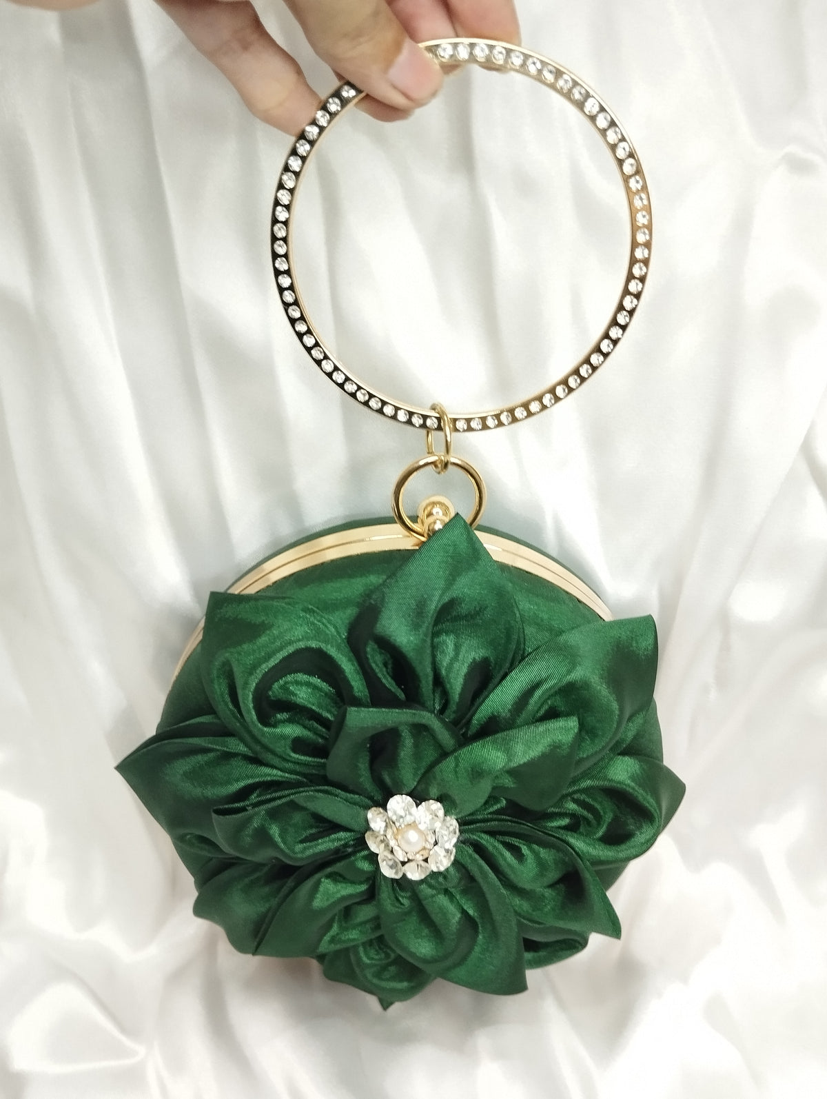 Flora Round Party Clutch
