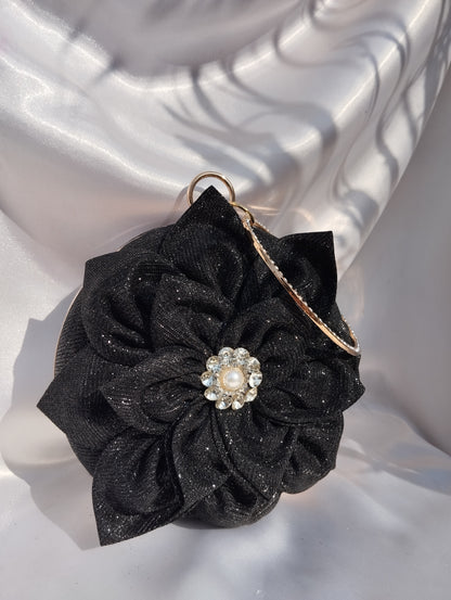 Sparkle Floral Clutch