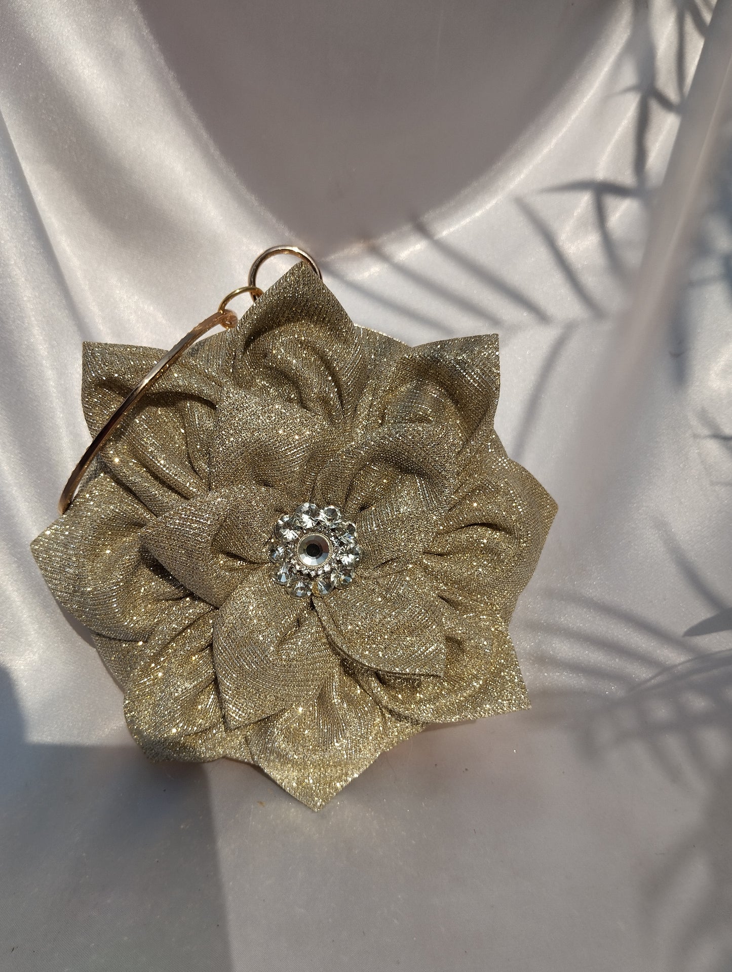 Light Gold Sparkle clutch