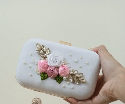 Luxury White Clutch